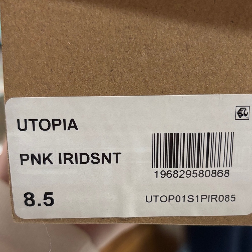 Steve Madden Iridescent Pink Butterfly Heels - Picture 3 of 3